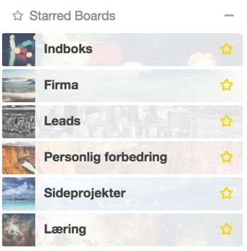 Trello board